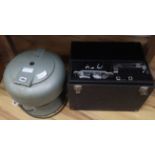 A M S E Centrifuge 240v with all vials and a precision light source, no maker's label, ser: MET 007