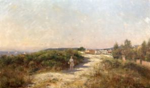 Hermann Eschke (1823-1900)oil on canvasBreton coastal scenesigned38 x 62cm