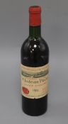 One bottle Chateau Pavie - Saint Emilion 1961 (1)