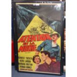 An original one sheet film poster "Atendado En La Noche" - "Night Freight"