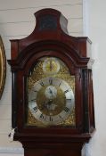 A mahogany eight-day longcase clock, John Urquhart, London (cut down) H.220cm