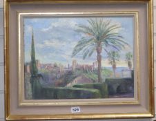 Timothy Easton (b. 1943), 'The Alhambra, Spain', signed, inscribed verso, Bourne Gallery label,