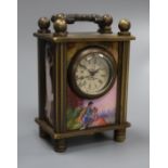 A miniature enamel timepiece