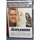 An original one sheet film poster "El Resplantsor" - "The Shining"
