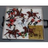 A quantity of W. Britain's cold painted toy soldiers