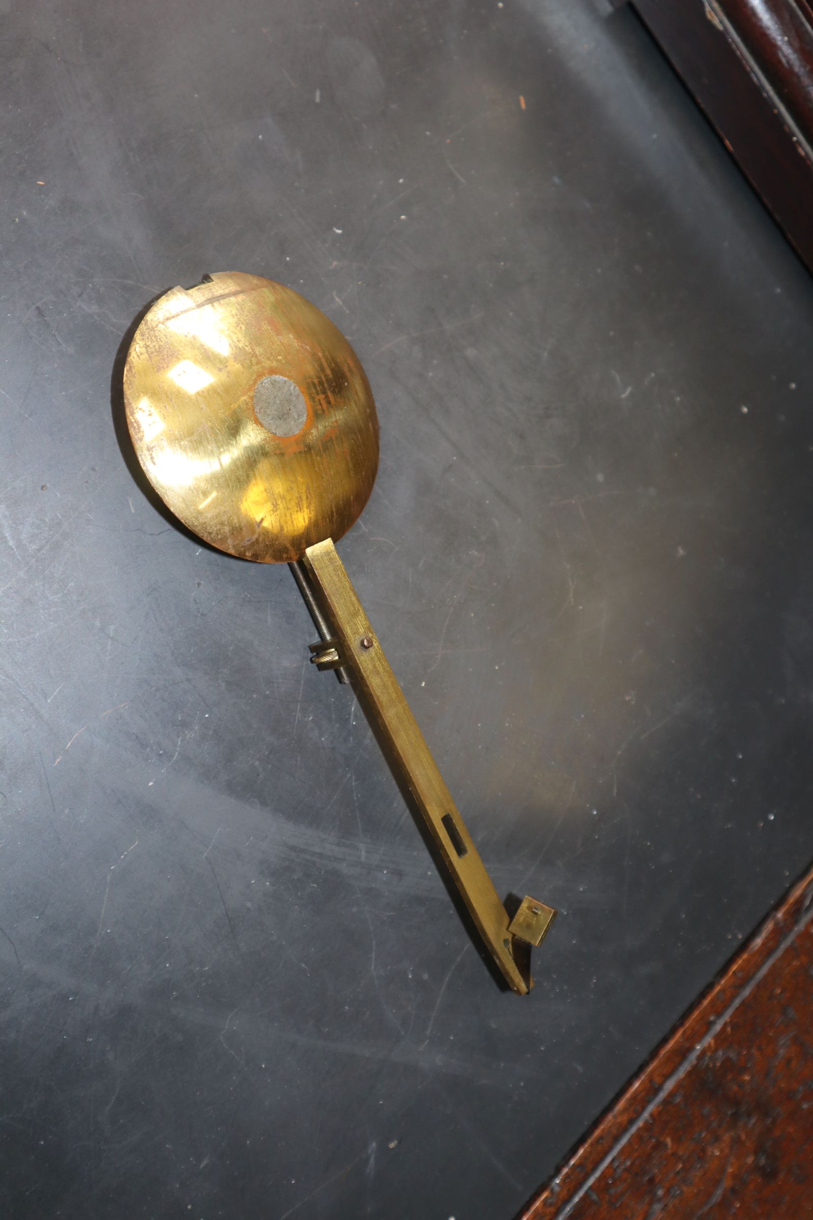 A Victorian brass twin fusee lantern, clock marked Dolman Froome H.58cm - Image 3 of 5