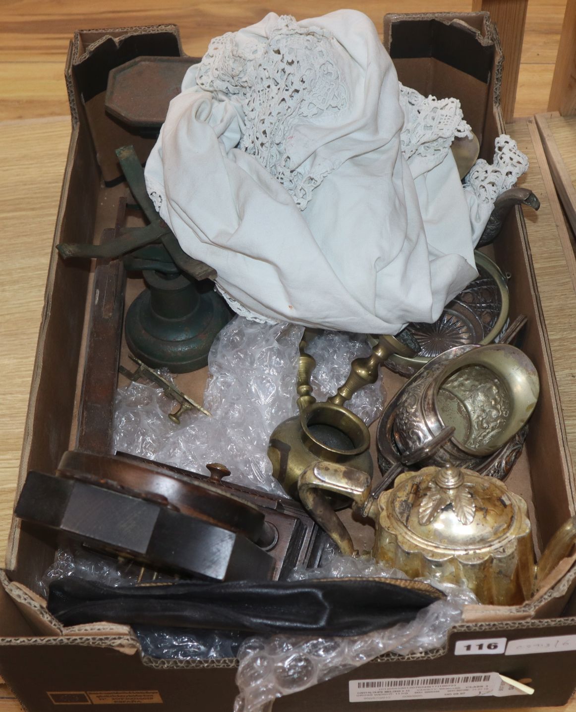 A quantity of plated ware and sundries