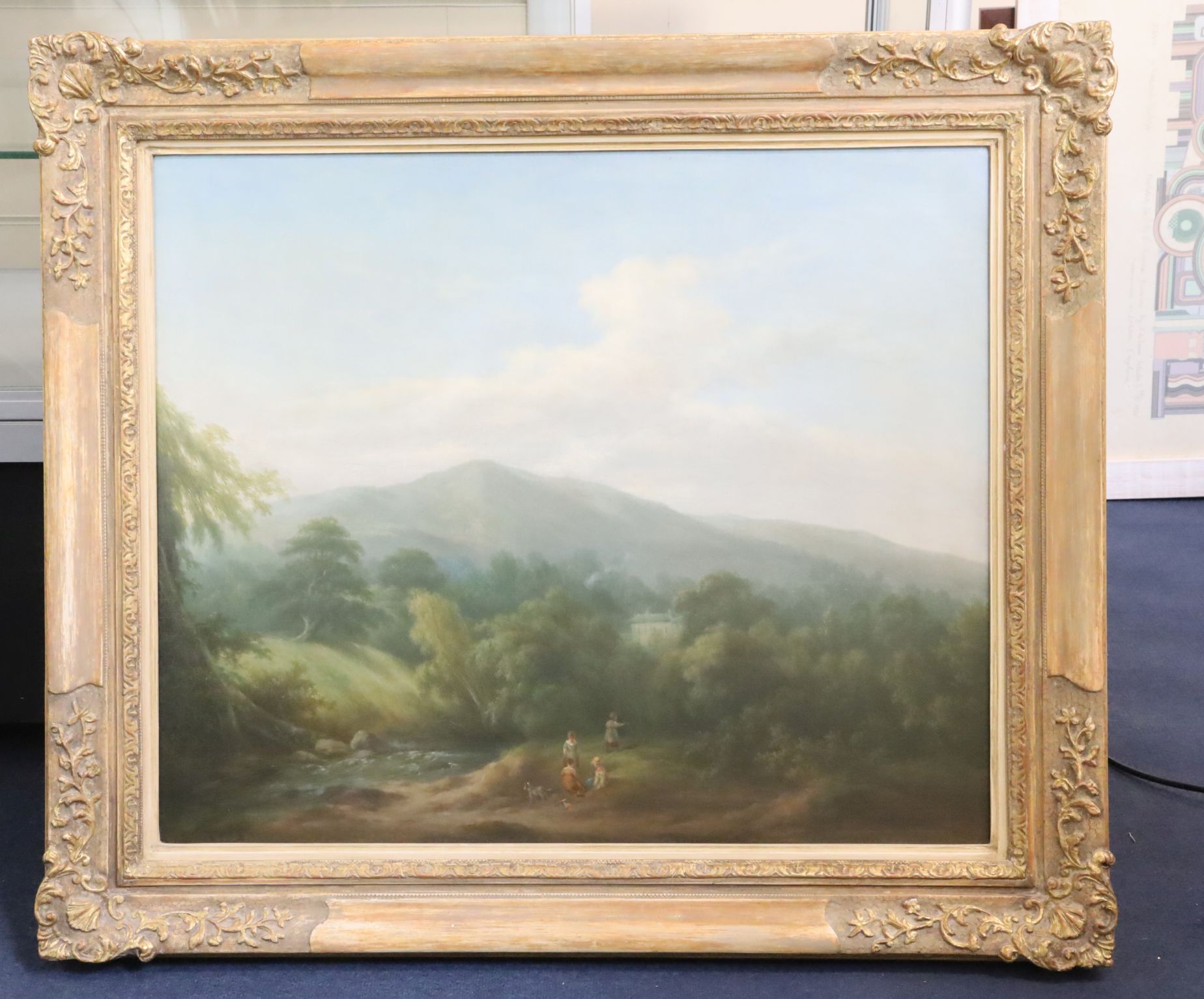 19th century English Schooloil on canvasChildren at play in an extensive landscape24.25 x 29.25in.5% - Image 2 of 4