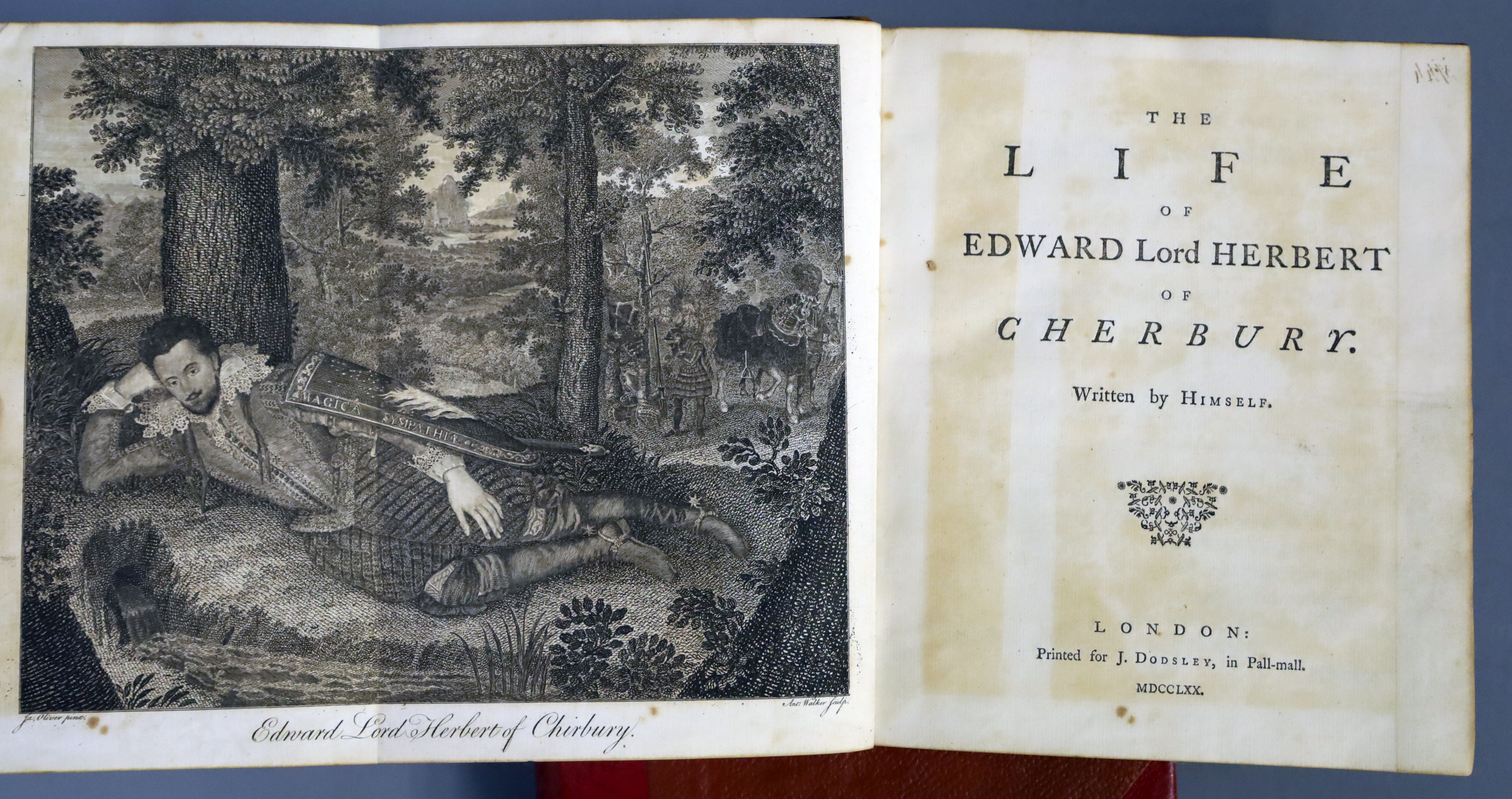 Herbert of Cherbury, Edward Lord - The Life of Edward Lord Herbert of Cherbury, written by