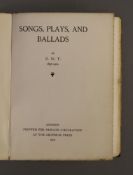 First World War Poetry and Prose: Tennant, Edward Wyndham - Worple Flint and Other Poems, 8vo, paper