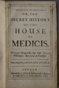 Varillas, Antoine - Anekdota eteroviaka, or, the Secret History of the House of Medicis, 8vo,