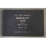 Jane's - Jane's All the World's Aircraft, oblong qto, cloth, London 1916