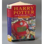 Rowling, J.K. - Harry Potter and the Philosopher's Stone, 1st edition in large print, ex. Library,
