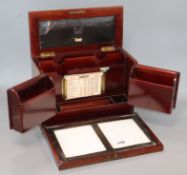 An Edwardian stationery box