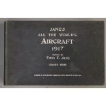 Jane's - Jane's All the World's Aircraft, oblong qto, cloth, London 1917