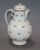 A Duc d'Angouleme porcelain flagon height 25cm