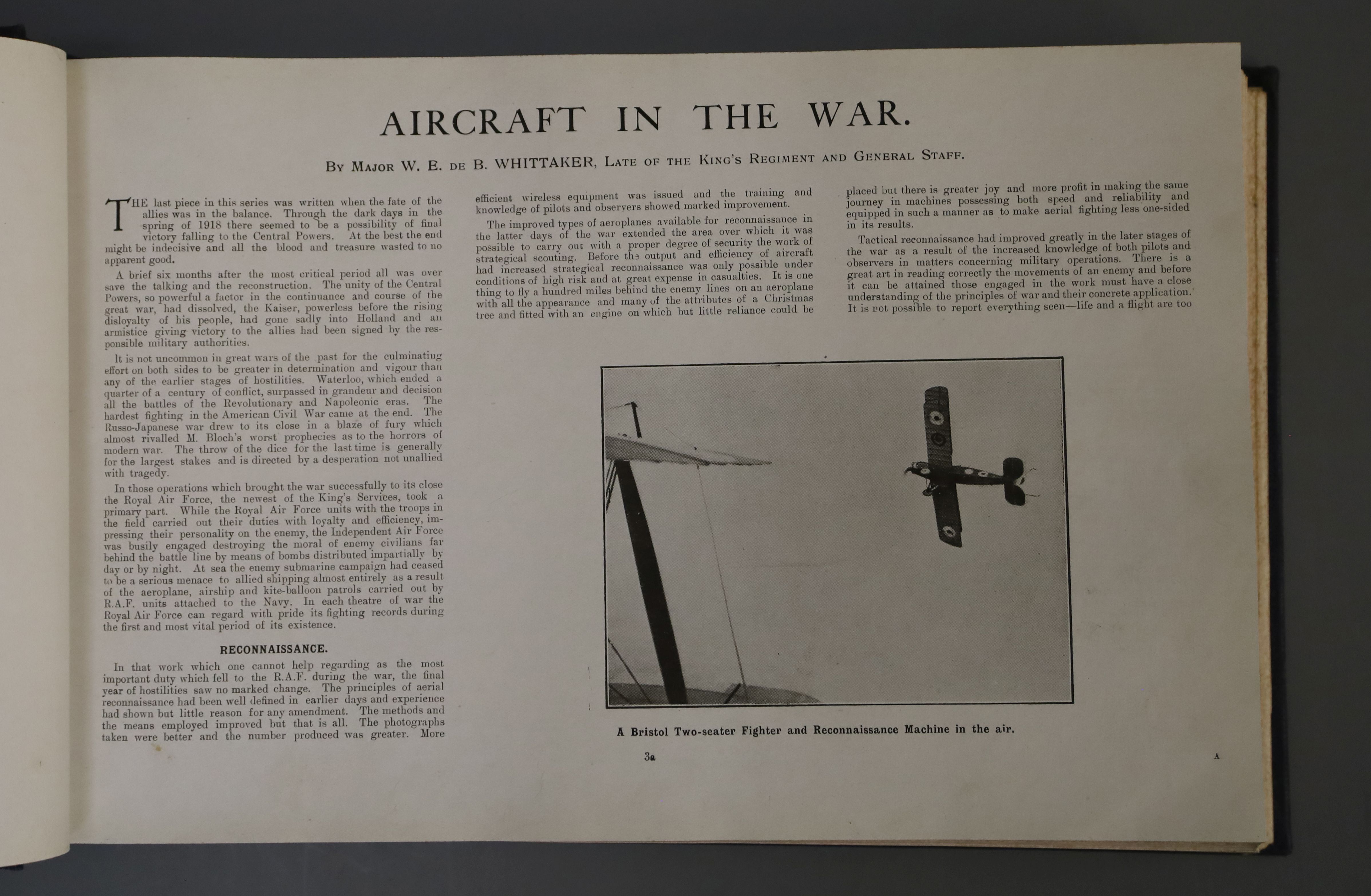 Jane's - Jane's All the World's Aircraft, oblong qto, cloth, London 1919 - Image 2 of 2