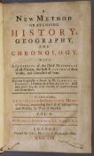 Rawlinson, Richard - A New Method of Studying History ..., 2 vols, 8vo, calf, early pages of vol 1