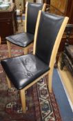 A set of six Skovby Danish dining chairs