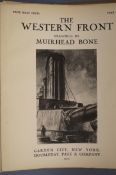 Bone, Muirhead Sir - The Western Front, 2 vols, (vol 1 with 5 parts in original wraps, vol 2 with