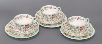 A Minton Haddon Hall part tea service