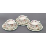 A Minton Haddon Hall part tea service