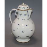 A Duc d'Angouleme porcelain flagon height 25cm