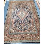 A Kashan rug 204 x 133cm