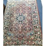 A Persian rug 151 x 110cm