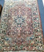 A Persian rug 151 x 110cm