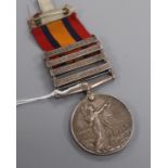 A South Africa medal to Private Beaumont, Dorset Regt. etc
