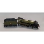 A boxed Bassett-Lowke Prince Charles locomotive and tender, o-gauge