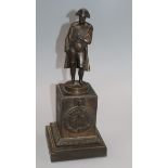 A bronze of Nelson height 28cm