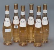 Six bottles Domaines Chateau de Salle grand cru rose 2016