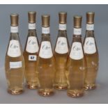 Six bottles Domaines Chateau de Salle grand cru rose 2016