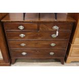 A Regency mahogany chest of drawers W.109cm