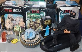 A Palitoy Action Man SAS Commander, with accessories and various Star Wars Return of the Jedi