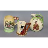 Three musical mugs and jugs