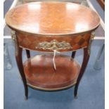 A transitional style occasional table W.54cm