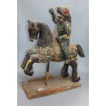 An Indian wooden sculpture, probably c.1900 height 62cm