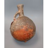 A terracotta vessel, old repair