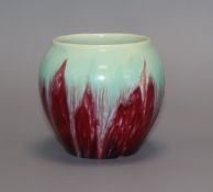 A Boch Freres glazed vase height 9.5cm