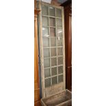 A pair of 19th century French glazed doors H.229cm