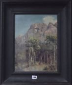 Attributed to Edward Charles Moore (South African, 1883-1946), oil on board, Kirstenbosch