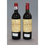 Two bottles of Chateau Leoville St Julien 1983