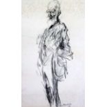 § Feliks Topolski (1907-1989)charcoal sketchPortrait of George Bernard Shawsigned and dated '4315.