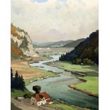 Gabriel Vie (1888-1973)oil on canvasLa Vallée du Doubssigned16 x 13in.