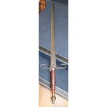 A theatrical broadsword overall length 167cm