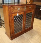 A Regency mahogany chiffonier W.97.5cm