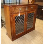 A Regency mahogany chiffonier W.97.5cm